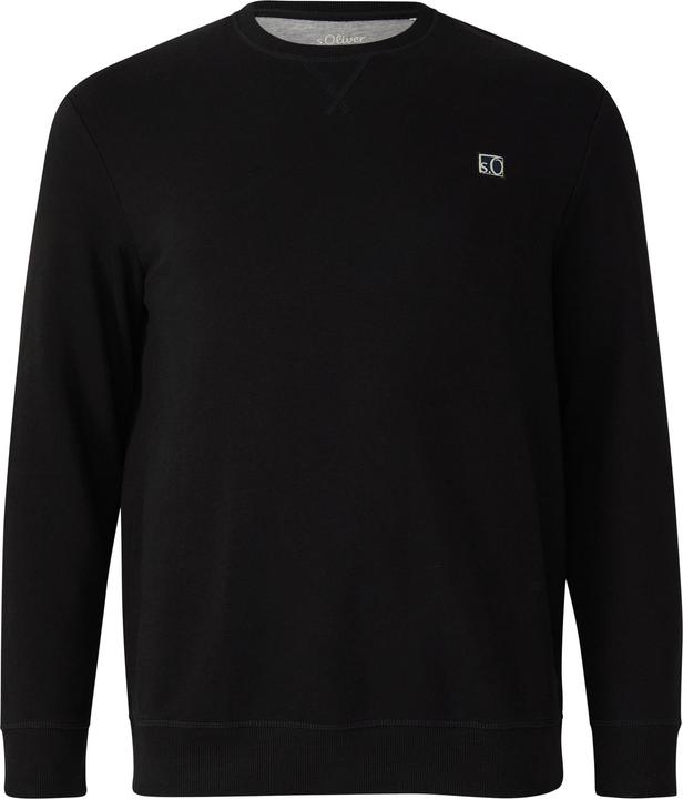 Produktbild s.Oliver Sweatshirt Sweatshirt aus Baumwollmix mit Crew Neck (XXL)