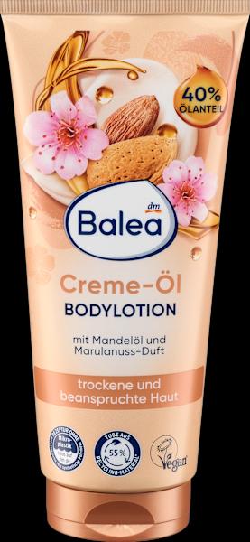 Actual product image dm Balea Cream oil body lotion almond oil (Body cream, Body oil, 200 ml)