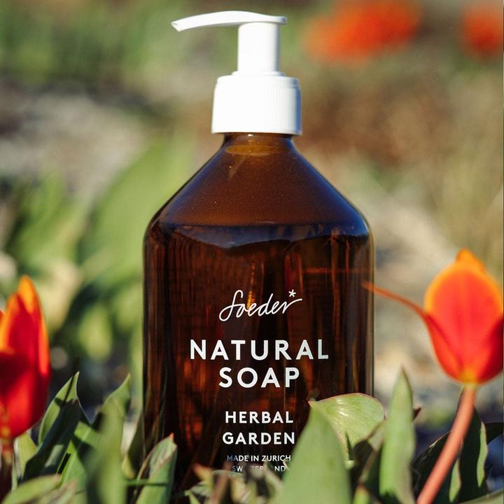Actual product image Soeder* Natural Soap Herbal Garden (Liquid soap, 500 ml)