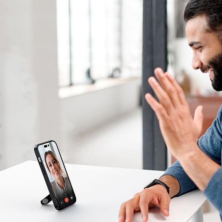 Actual product image Ugreen LP635 Kickstand Protective Case Hard Cover with Gel Frame and Built-in Stand for iPhone 14 Pr (Apple iPhone 14 Pro)