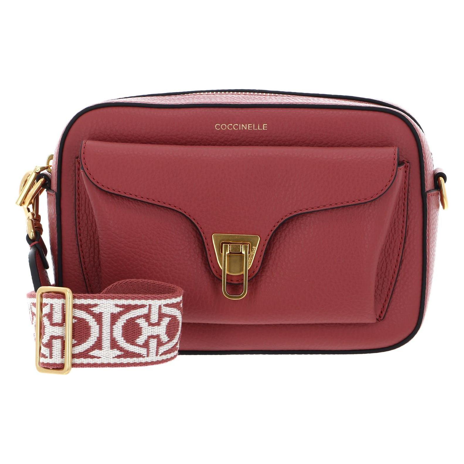 Coccinelle, Damen, Handtasche, Beat Soft Ribb Crossbody Bag Grained Leather