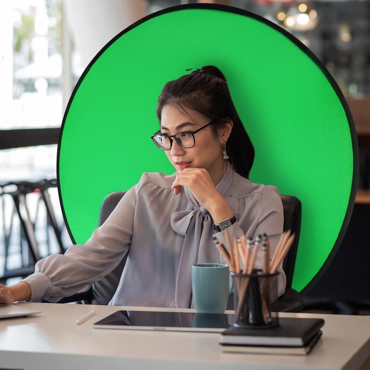 Produktbild 4smarts Chroma-Key Green Screen Rückenlehne (110 cm, 110 cm)