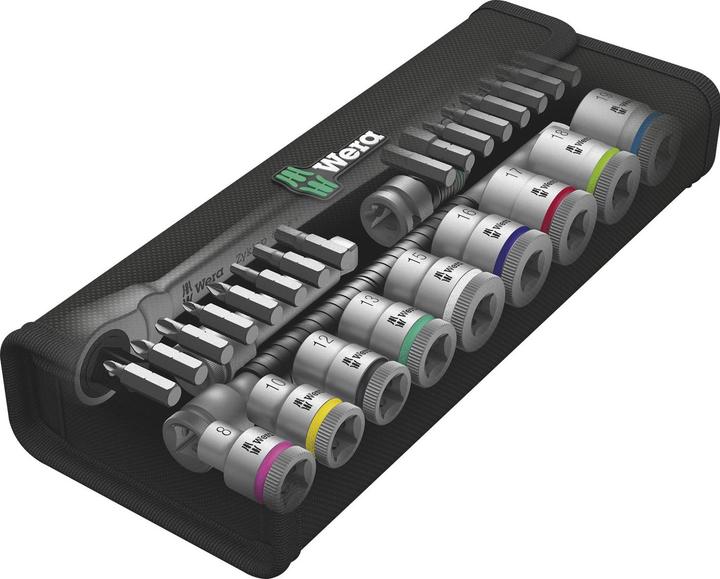 Produktbild Wera 8100 SB 8 Zyklop Metal-Knarrensatz (10  mm, 12 mm, 13 mm, 15 mm, 16 mm, 17 mm, 18 mm, 19 mm)
