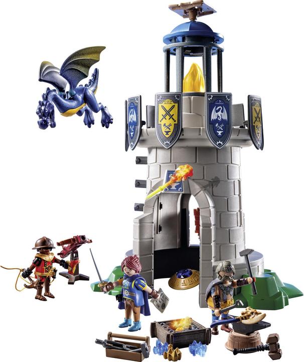 Image du produit Playmobil Tour du chevalier avec forgeron et dragon (71483, Playmobil Novelmore)