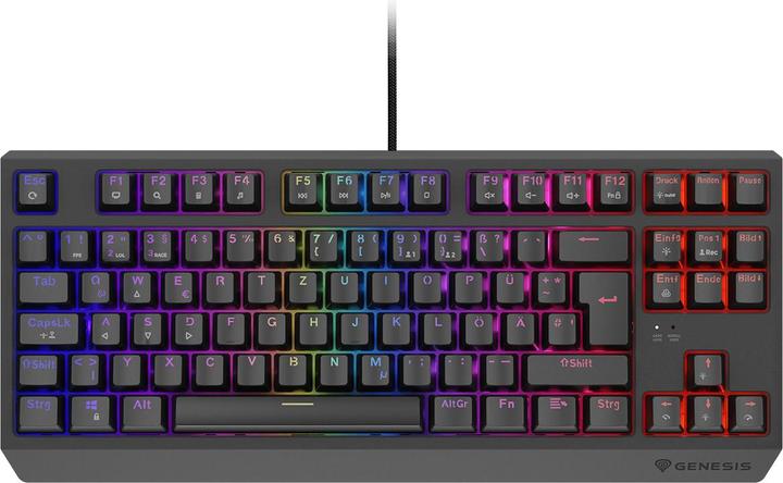 Produktbild Genesis Gaming Tastatur THOR 230 TKL red kabelgeb. (DE) (DE)