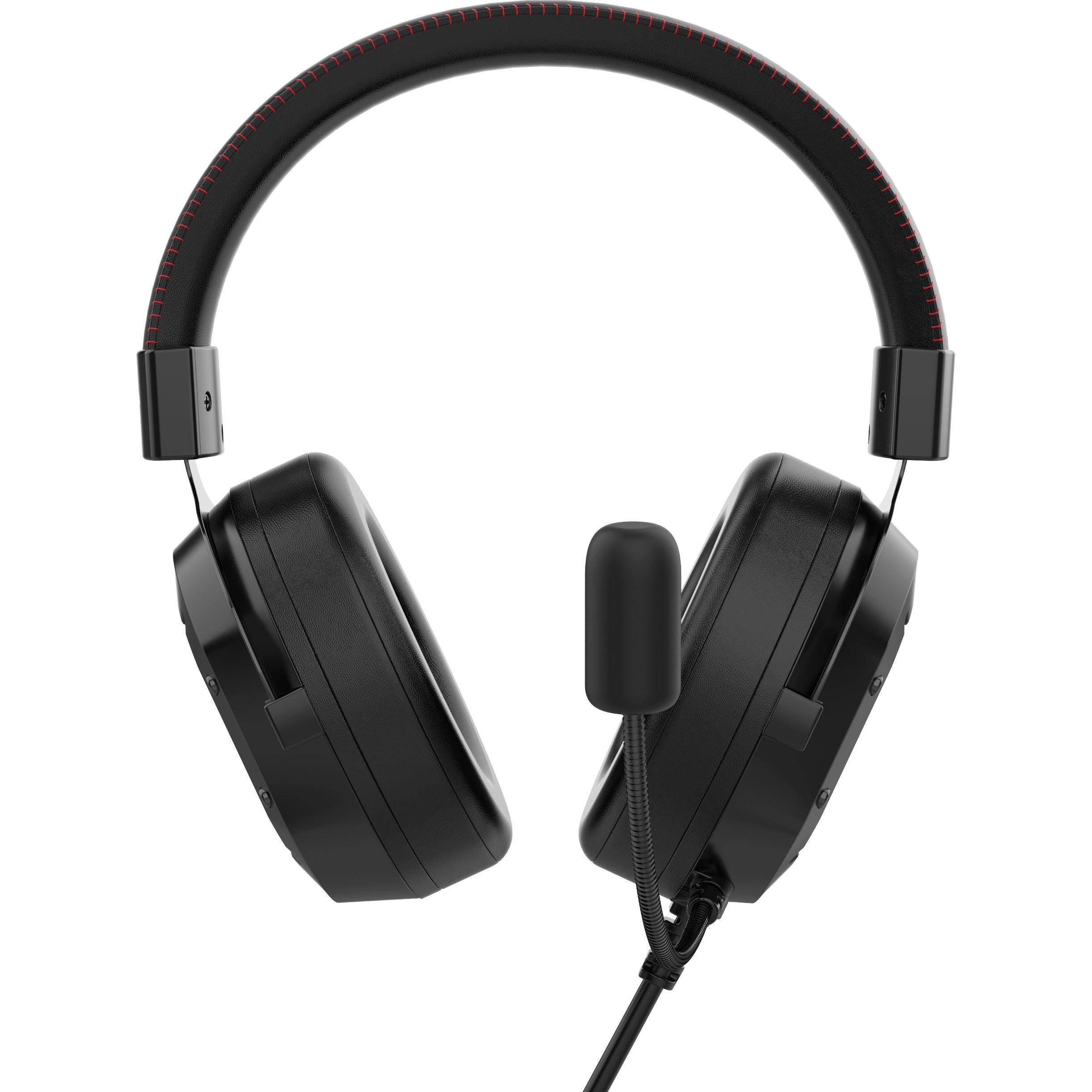 Thumbnail - Conceptronic Headset USB 2.2m Kabel,Mikro,Lautreg.,7.1sound (Kabelgebunden), Gaming Headset, Schwarz
