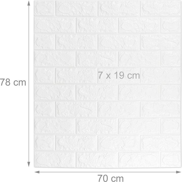 Produktbild Relaxdays Wandpaneele (70 x 78 cm)