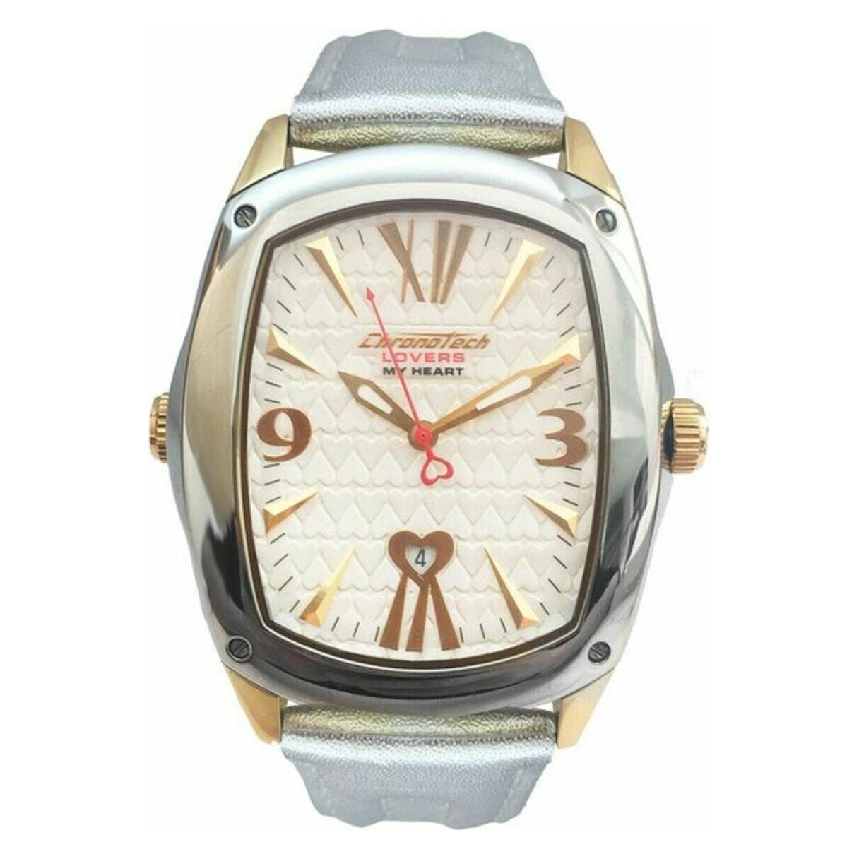 Chronotech, Armbanduhr, Unisex-Uhr CT7696M-11 (Ø 42 Mm), Rosa, (42 mm)