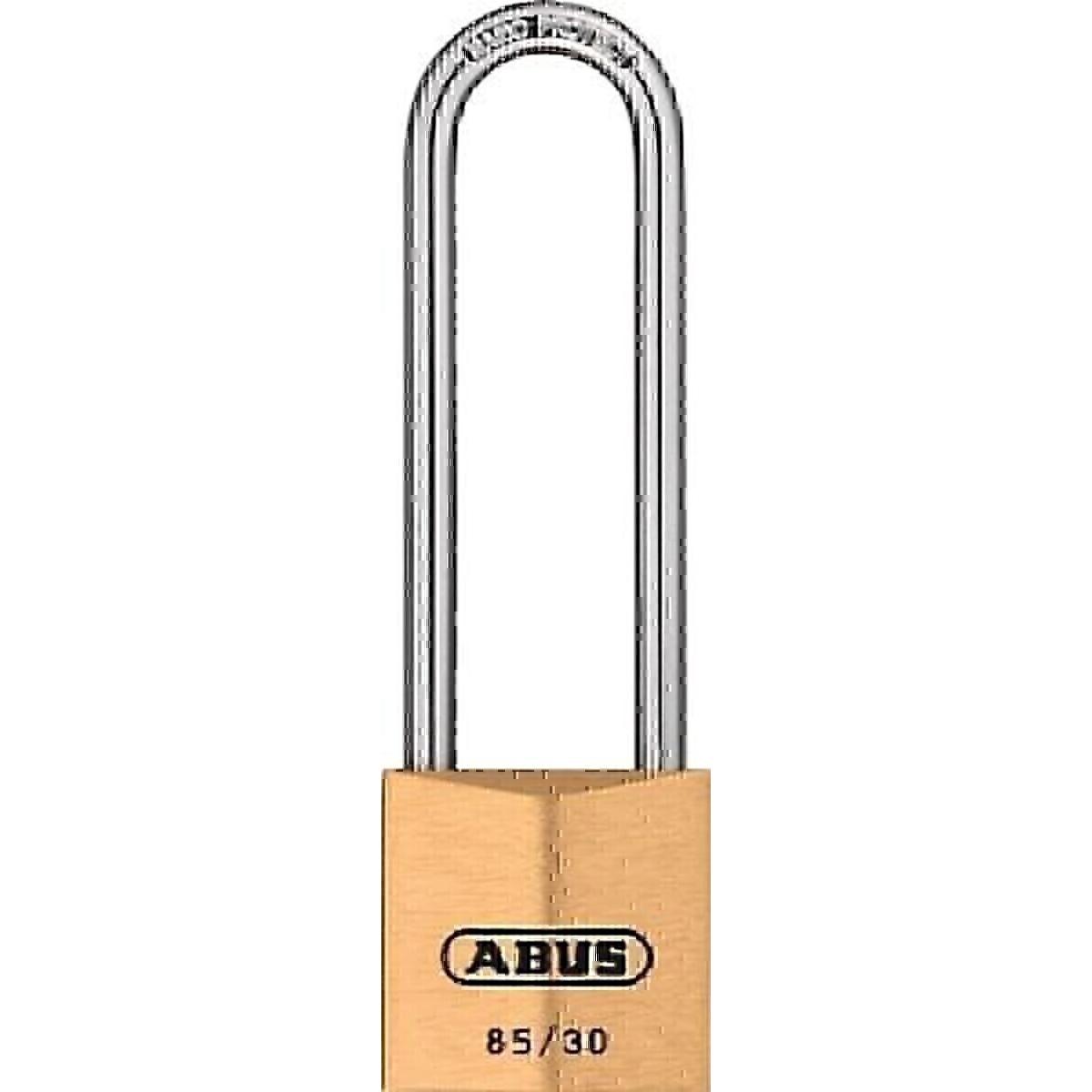Abus, Vorhängeschloss, Zylindervorhangschloss 85/30HB65 gl Schlosskörperbreite 30 mm Messing gleichschliessend 0402