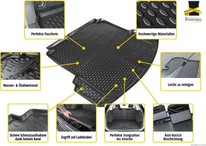 Actual product image Walser Trunk tray for VW Up, upper loading floor BJ 2011 - today