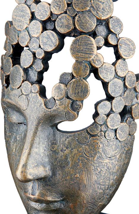 Produktbild Gilde Gesicht, Famale Mask, Bronze H: 32 cm