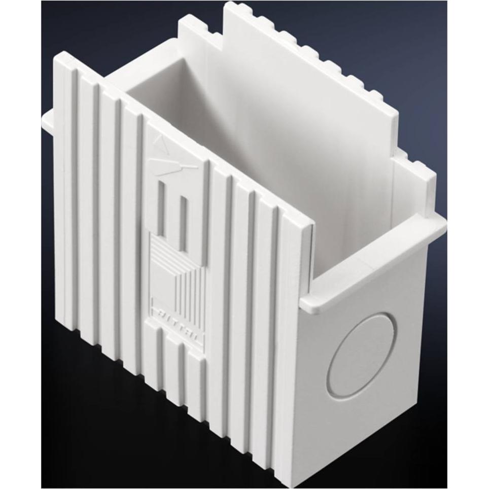 Thumbnail - Rittal Bottom-mounted adaptor for enclosure internal thermostat and hygrostat, Serverschrank Zubehör, Weiss