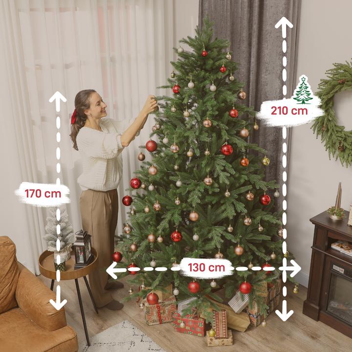 Actual product image Homcom Weihnachtsbaum Kunststoff (210 cm)