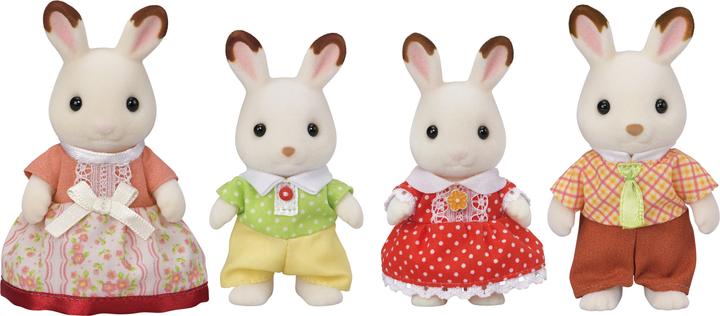 Actual product image Sylvanian Families Chocolate Bunny Family