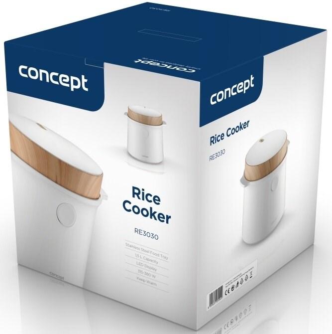 Produktbild Concept Ryżowar Ryżowar 1 5 l biały/drewno RE3030