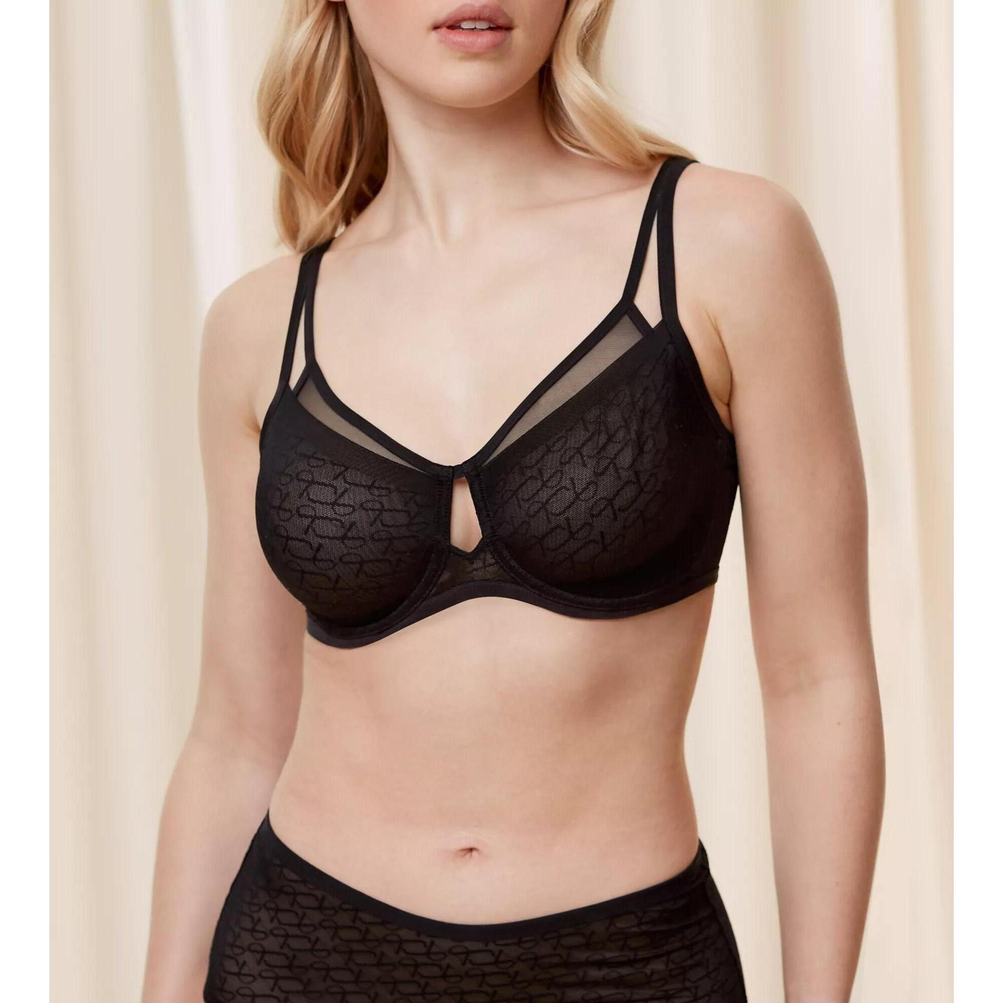 Triumph, BH, damen-bh signature sheer 01, Schwarz, (95 D)