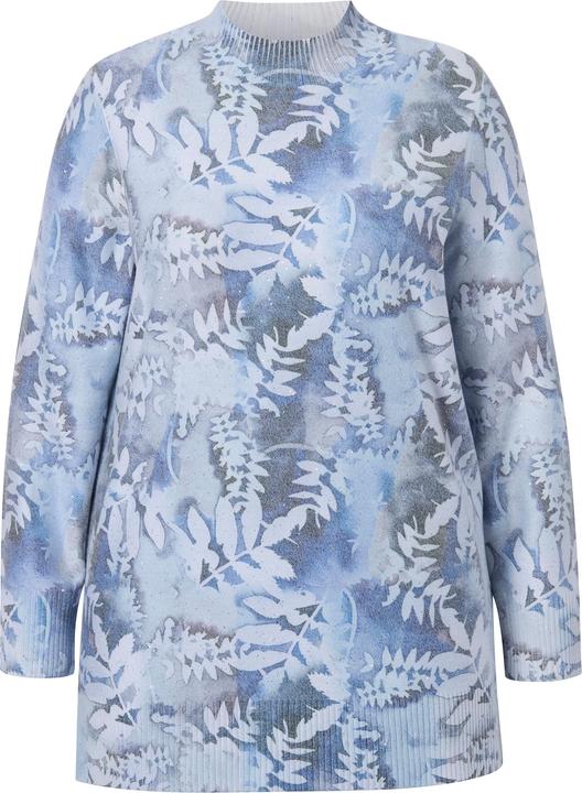 Immagine prodotto Ulla Popken Maglione con paillettes, collo alto e maniche lunghe (46, 48)
