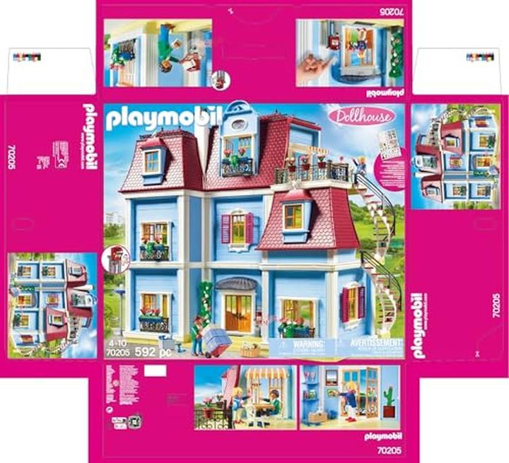 Produktbild Playmobil Mein Grosses Puppenhaus (70205, Playmobil Dollhouse)