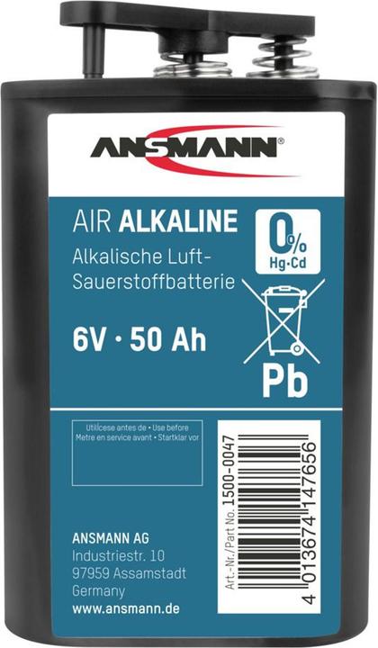 Image du produit Ansmann Bloc de piles alcalines zinc-air (1 pcs, 4R25)