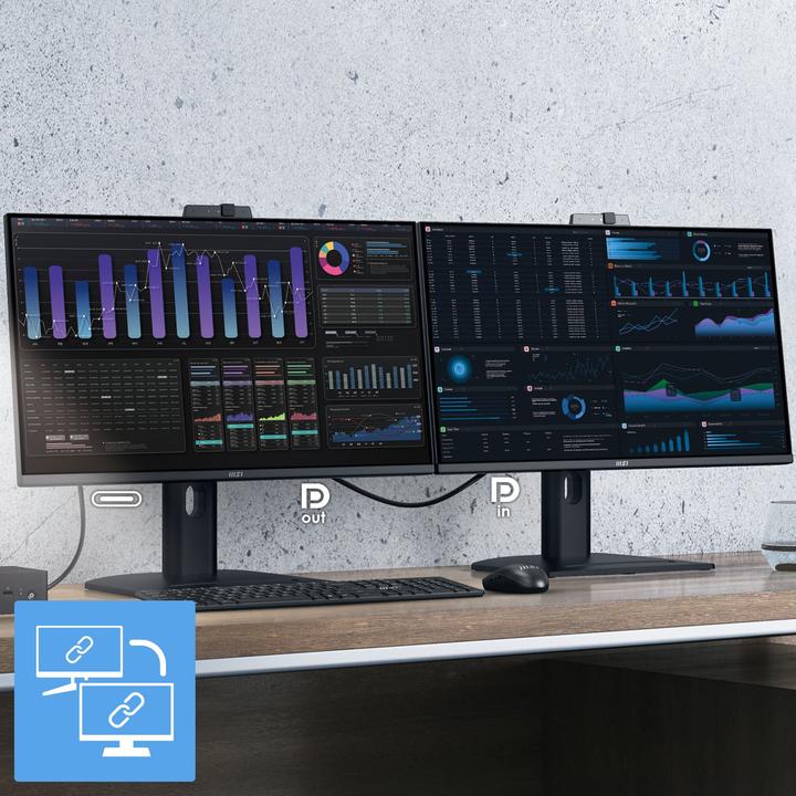 Produktbild MSI PRO MP275QPDG ÉCRAN PLAT DE PC 68,6 CM (27) 2560 X 1440 PIXELS WIDE QUAD HD LCD NOIR (2560 x 1440 Pixel, 27")