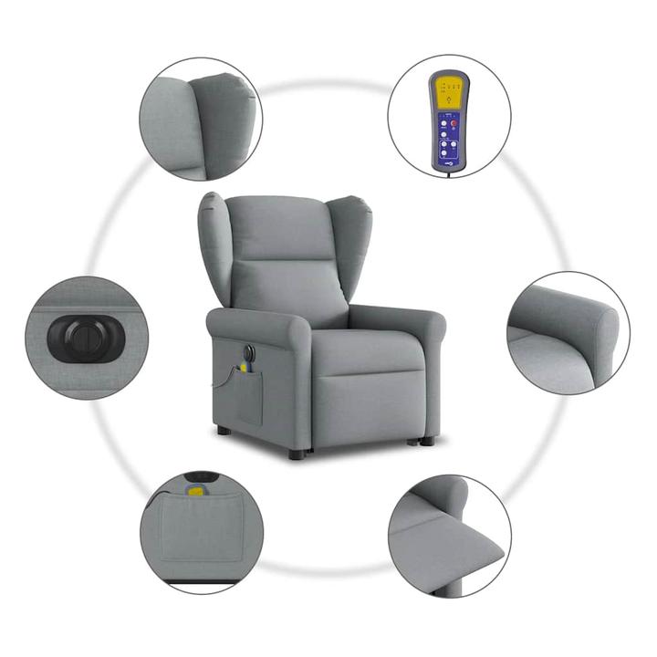 Image du produit vidaXL Massagesessel mit Aufstehhilfe