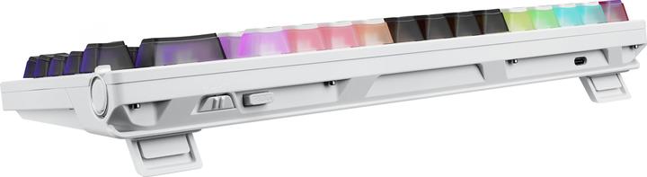 Actual product image ASUS Teclado ROG Azoth X 75% RGB White (US, Cable, Wireless)