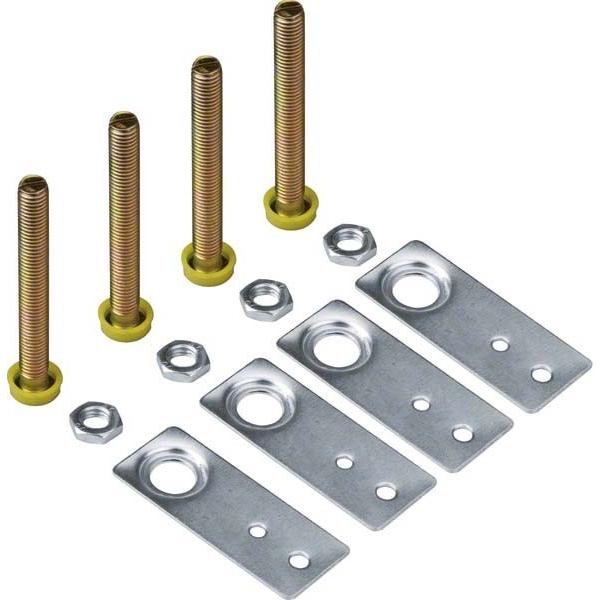Hager TEH EKSNS100 Nivellierset f Kassette 20 kN 150-180mm (Set), Elektronikzubehör + Gehäuse, Silber