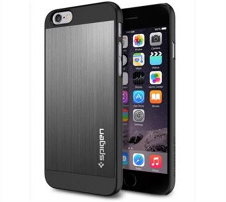 Image du produit Spigen Étui en aluminium pour iPhone 6/6S (4.7") Space Gray (Apple iPhone 6)