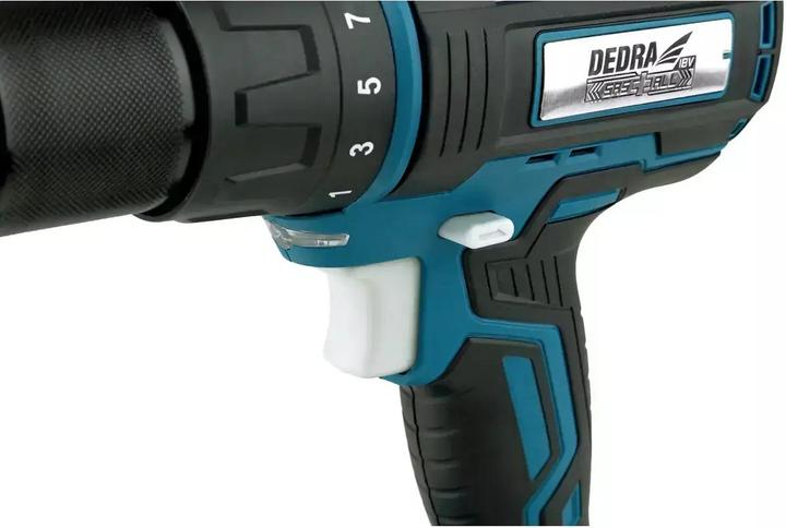 Productafbeelding Dedra Accuboormachine, schroevendraaier 18V, SAS+ALL DED7142 50 Nm, 13mm met slagfunctie, borstelloos