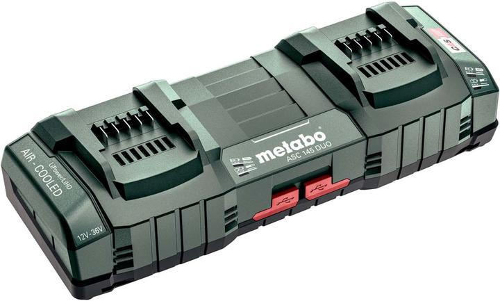 Metabo Doppel-Schnellladegerät ASC 145 DUO Air Cooled