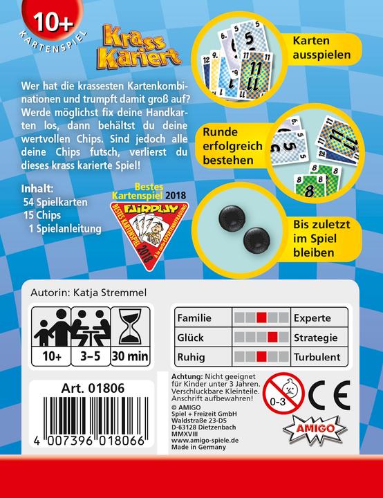 Produktbild Amigo Krass Kariert (Deutsch, 3 - 5 Spieler)