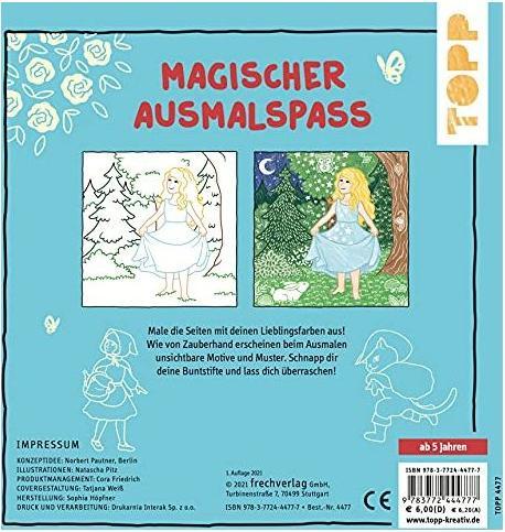 Produktbild Zauberpapier Malbuch Einfach märchenhaft