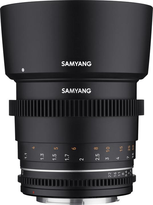 Image du produit Samyang VDSLR 85 mm T1.5 MK2 Canon M (Canon EF-M, Plein format, Micro Four Thirds, APS-C / DX)