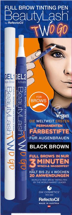 Actual product image Refectocil BeautyLash Two Go (Black Brown)