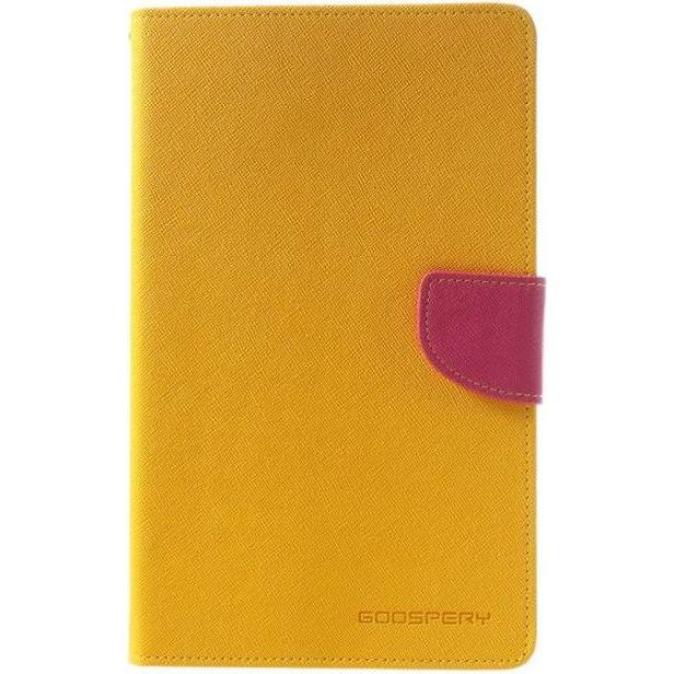 Goospery Fancy Diary Series (Galaxy Tab 3 7.0 Lite (2013)), Tablet Hülle, Rosa, Gelb, Pink