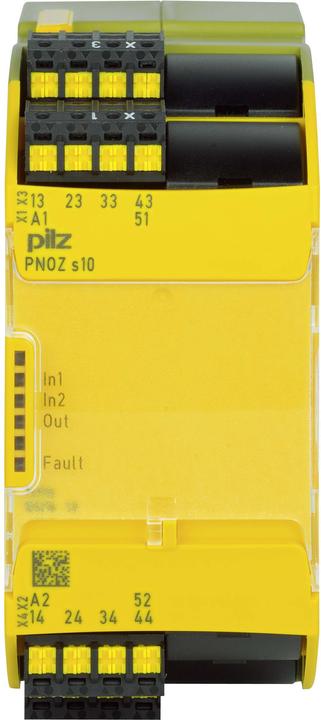 Produktbild Pilz 751110 PNOZ s10 C 24VDC 4 n/o 1 n/c