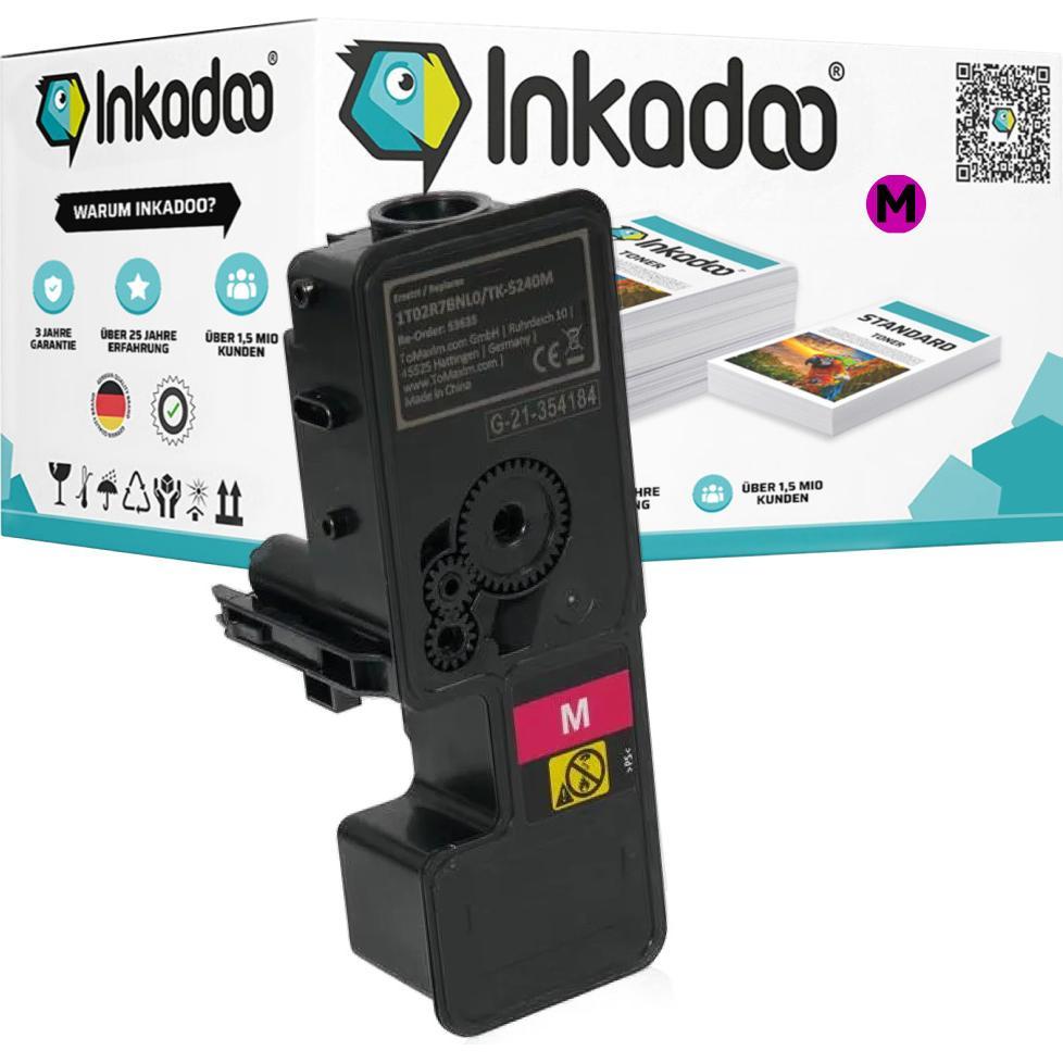 Inkadoo, Toner, Toner kompatibel zu Kyocera 1T02R9BNL1 / TK-5220M Toner, magenta Magenta (M)
