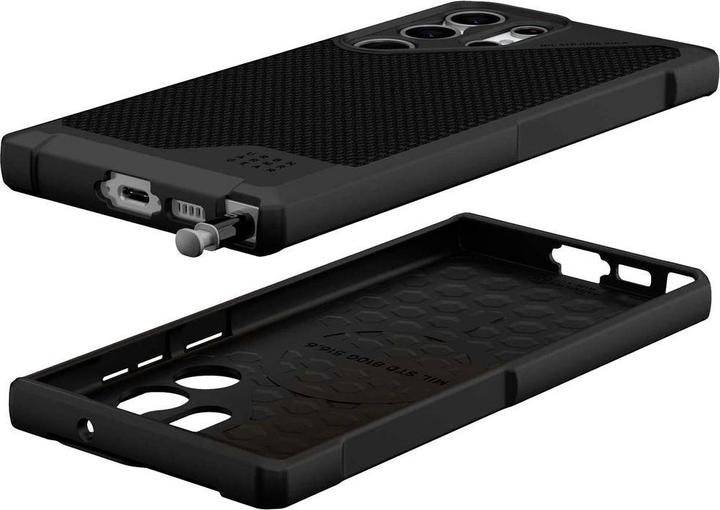 Produktbild UAG Metropolis LT Backcover Samsung Galaxy S23 Ultra hoesje - Kevlar Black (Samsung Galaxy S23 Ultra)