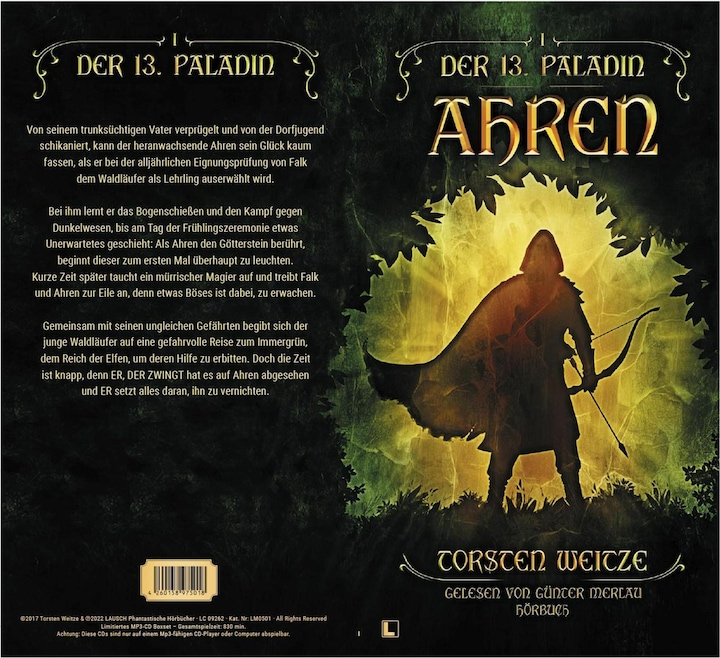 Image du produit Ahren : Le 13e paladin volume I (Torsten Weitze, Allemand)