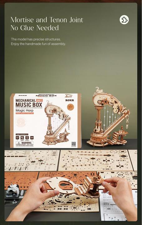 Produktbild Robotime Magic Harp