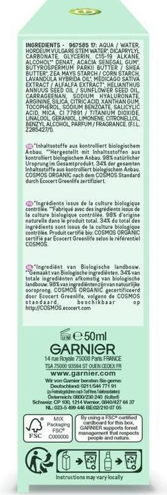 Produktbild Garnier Bio Lavandin 2in1 Anti-Aging Serum Crème (50 ml)