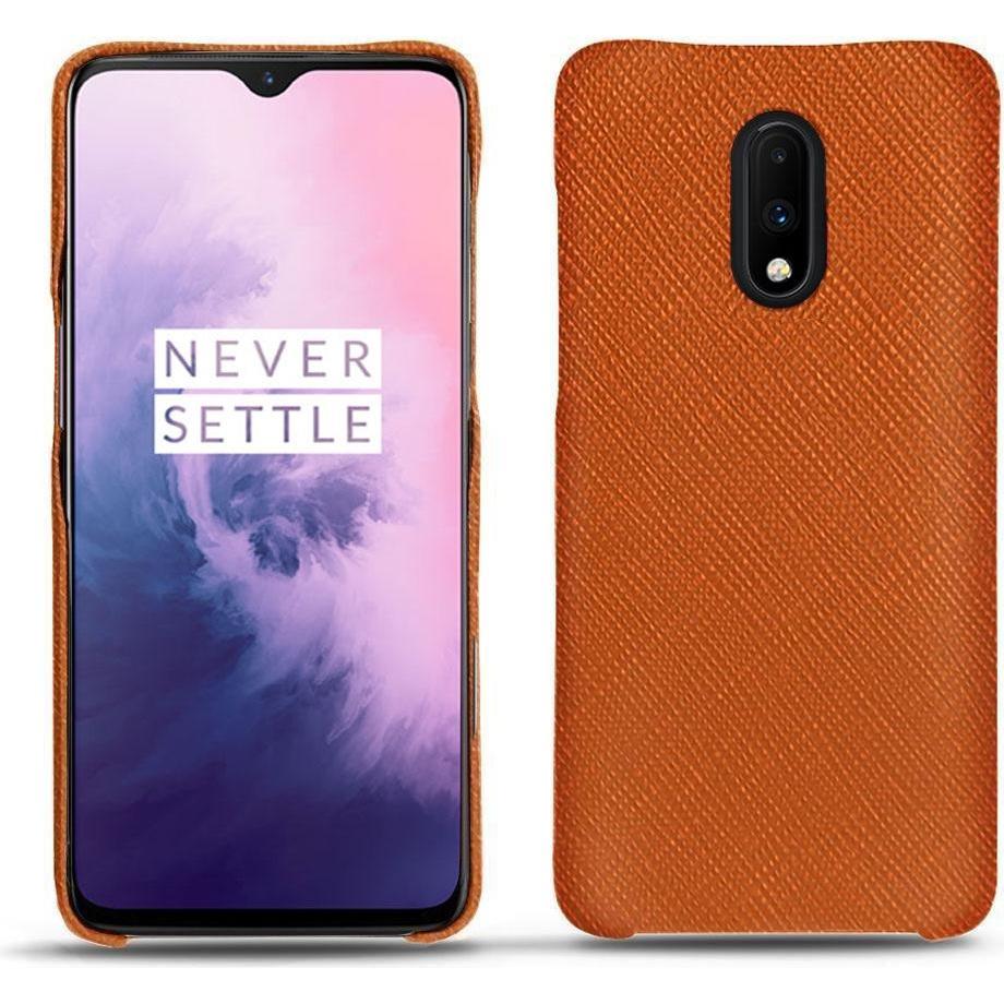 Noreve Lederschutzhülle (OnePlus 7), Smartphone Hülle, Orange