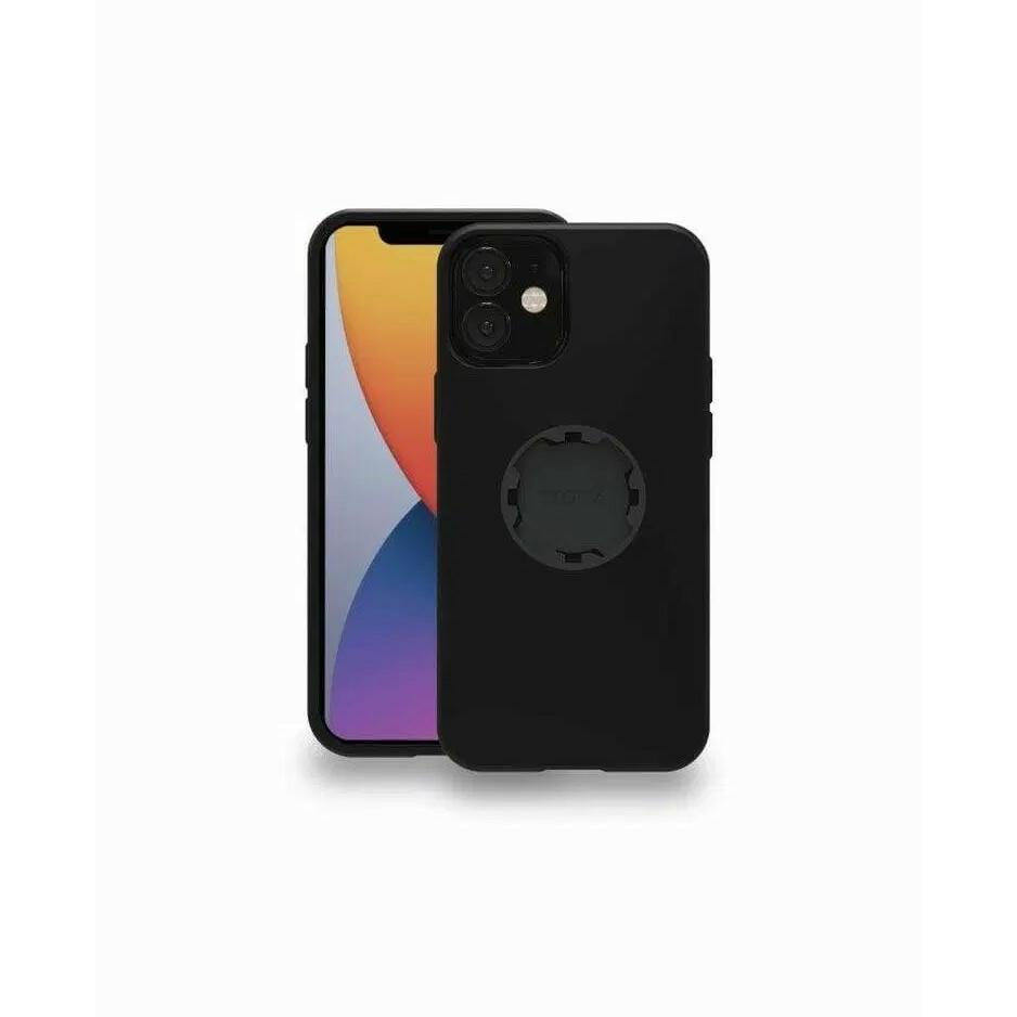 Tigra Mountcase Fitclic Iphone 12 mini (Apple iPhone 12 mini), Smartphone Hülle, Schwarz