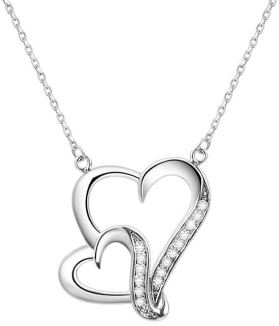 Immagine prodotto Beneto Collana d'argento con cuore AGS291 / 48 (L)