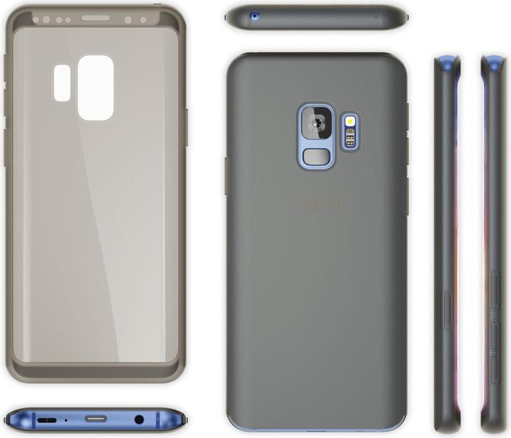 Image du produit Nalia Étui pour téléphone portable à 360 degrés (Samsung Galaxy S9)