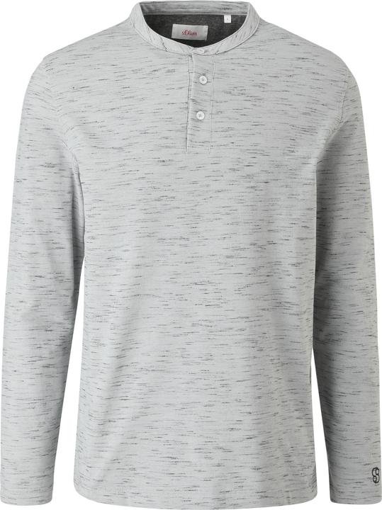 Produktbild s.Oliver T-Shirt Langarmshirt mit Henleyausschnitt (M)