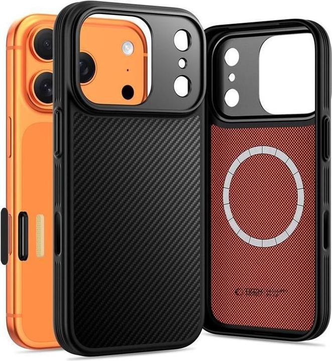 Immagine prodotto Tech-Protect Kevlar Aramid Cc Magsafe Iphone 17 Pro Max Schwarz (Apple iPhone 17 Pro Max)