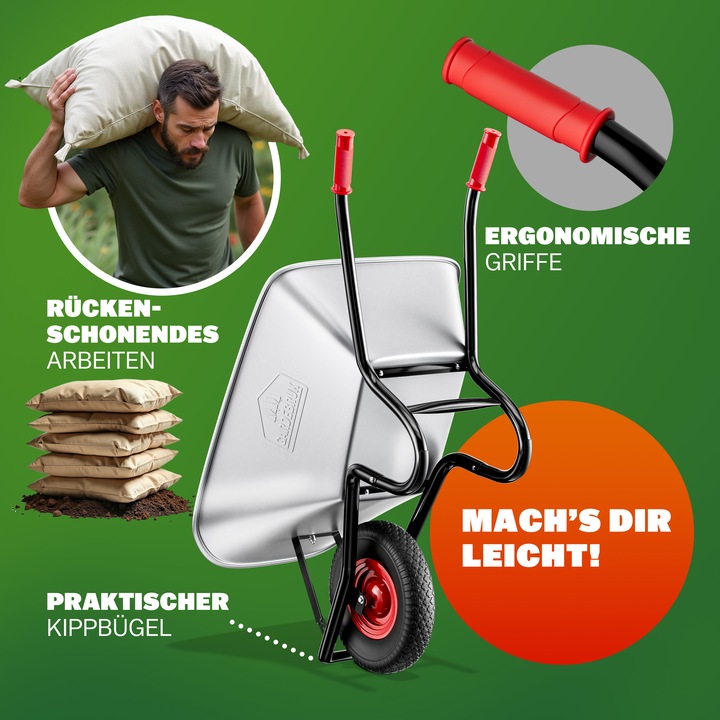 Actual product image Gardebruk wheelbarrow