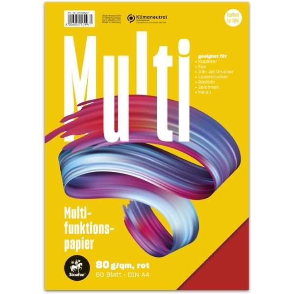 Staufen, Kopierpapier, Multifunktionspapier 7X PLUS (80 g/m², 50 x, A4)