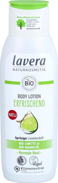 Actual product image Lavera Body lotion with lime and almond oil, 200 ml (Body lotion, 200 ml)